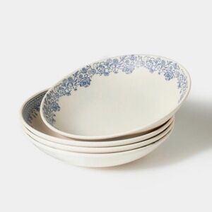 4pc 38oz Melamine Mixed Pattern Pasta Bowls - Threshold™ Studio McGee